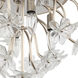 Wildflower 4 Light 19 inch Gold Dust Semi-Flush Ceiling Light, Smithsonian Collaboration