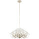 Wildflower 8 Light 32 inch Gold Dust/Artifact Chandelier Ceiling Light, Smithsonian Collaboration