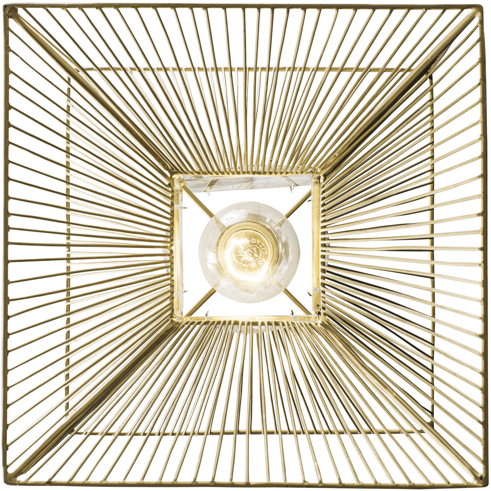 Arcade 1 Light 10 inch French Gold Pendant Ceiling Light