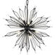 Orbital 12 Light 28 inch Carbon Pendant Ceiling Light