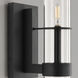 Cardiff 2 Light 9.88 inch Matte Black Wall Sconce Wall Light, Luz Studio