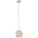 Urchin 1 Light 6 inch White Mini Pendant Ceiling Light