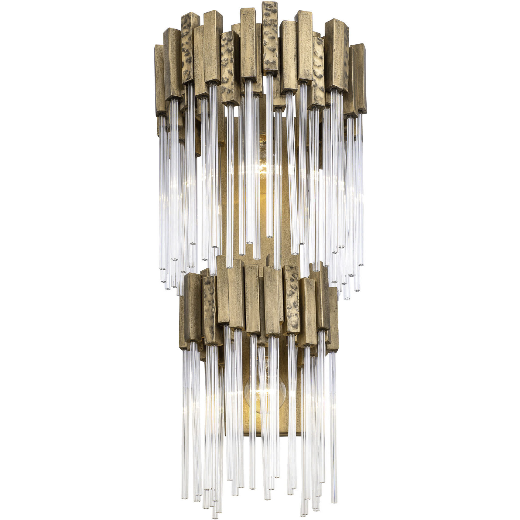 Matrix 2 Light 12.5 inch Havana Gold Wall Sconce Wall Light