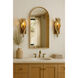 Flow 1 Light 5.5 inch Baguette and Natural Rattan Left Sconce Wall Light, Smithsonian Collaboration