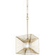 Arcade 1 Light 10 inch French Gold Pendant Ceiling Light