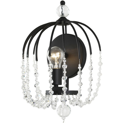 Voliere Sconce Wall Light in Matte Black