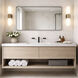 Kye 40 X 22 inch Polished Nickel Wall Mirror, Varaluz Casa