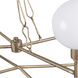 Bodie LED 36.5 inch Havana Gold Linear Pendant Ceiling Light