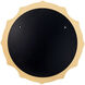 Not Baroque - en 30 X 30 inch Gold Wall Mirror, Tamara Day Collaboration