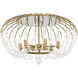 Voliere 6 Light 24.25 inch Havana Gold Semi-Flush Mount Ceiling Light