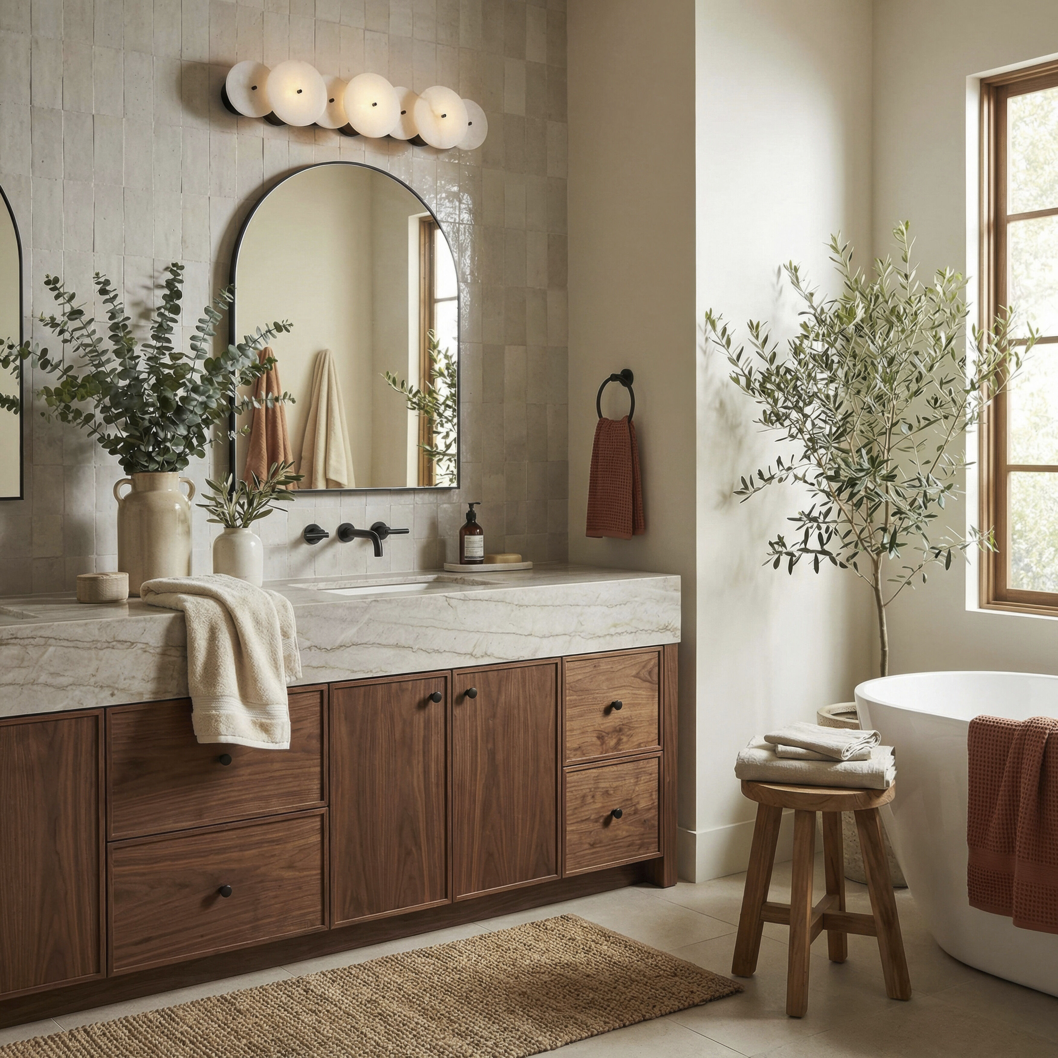 Cosmos 3 Light 28 inch Matte Black Bath Vanity Light Wall Light, Smithsonian Collaboration