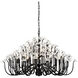 Wildflower 15 Light 40 inch Matte Black Chandelier Ceiling Light, Smithsonian Collaboration