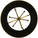 Coco 6 Light 24 inch Matte Black/French Gold Pendant Ceiling Light