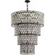 Windsor 21 Light 40 inch Carbon and Havana Gold Chandelier Ceiling Light