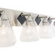 Prestige 4 Light 34 inch Brushed Nickel Bath Vanity Wall Light