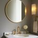 Stopwatch 43.25 X 40 inch Gold Accent Wall Mirror, Varaluz Casa