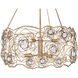 Ethereal Rose 6 Light 24 inch Havana Gold Ombre Chandelier Ceiling Light