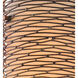 Flow 1 Light 6.63 inch Hammered Ore Mini Pendant Ceiling Light
