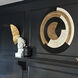 Banana Leaf 3 Light 12 inch Gold Wall Sconce Wall Light