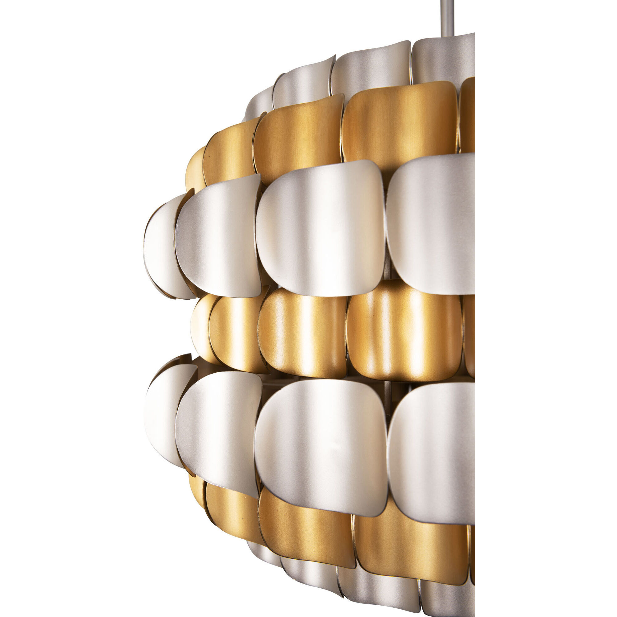 Swoon 6 Light 26.5 inch Antique Gold/Gold Dust Pendant Ceiling Light, Smithsonian Collaboration