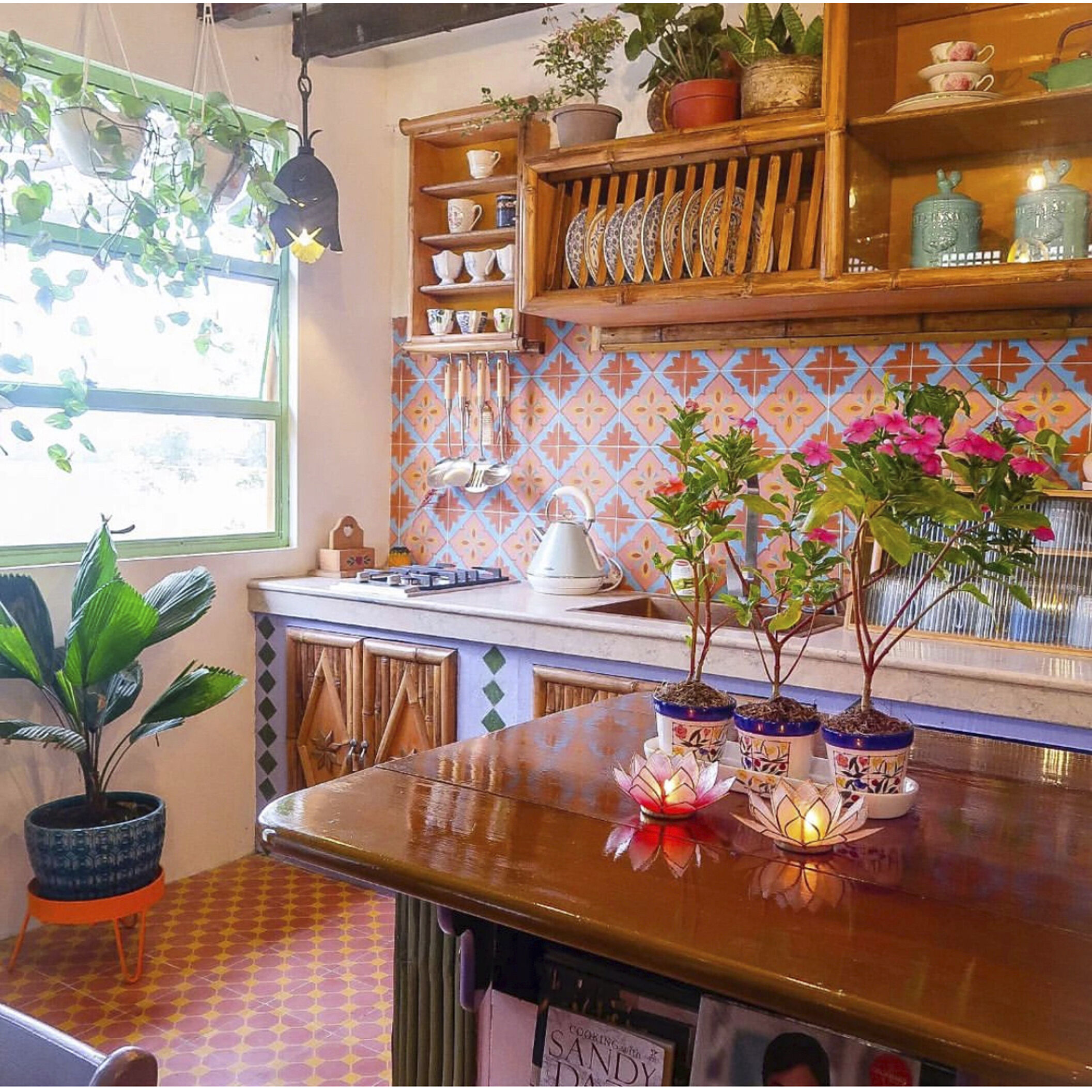 Banana Leaf 1 Light 9 inch Banana Leaf Mini Pendant Ceiling Light