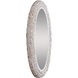 Athena 40.25 X 24.25 inch Matte White and Whitewash Seagrass Wall Mirror