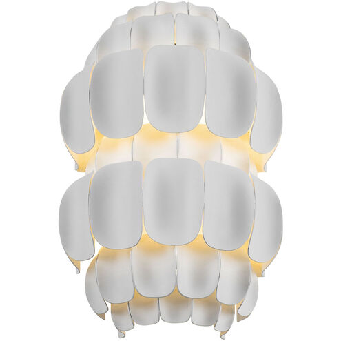 Swoon Sconce Wall Light in Matte White, Smithsonian Collaboration