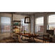 Lofty 6 Light 26 inch Steel Chandelier Ceiling Light in Steel/Zebrawood