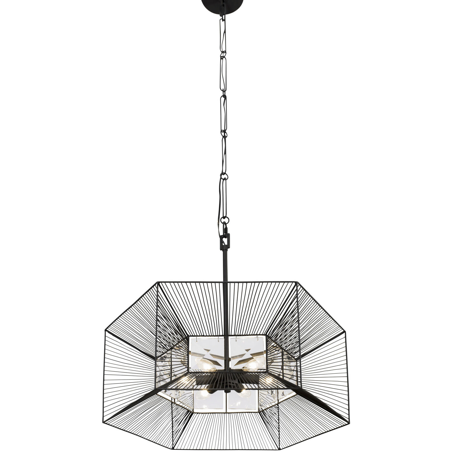 Arcade 6 Light 24 inch Carbon Pendant Ceiling Light