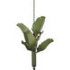 Banana Leaf 6 Light 25 inch Banana Leaf Chandelier Ceiling Light in Natural Green