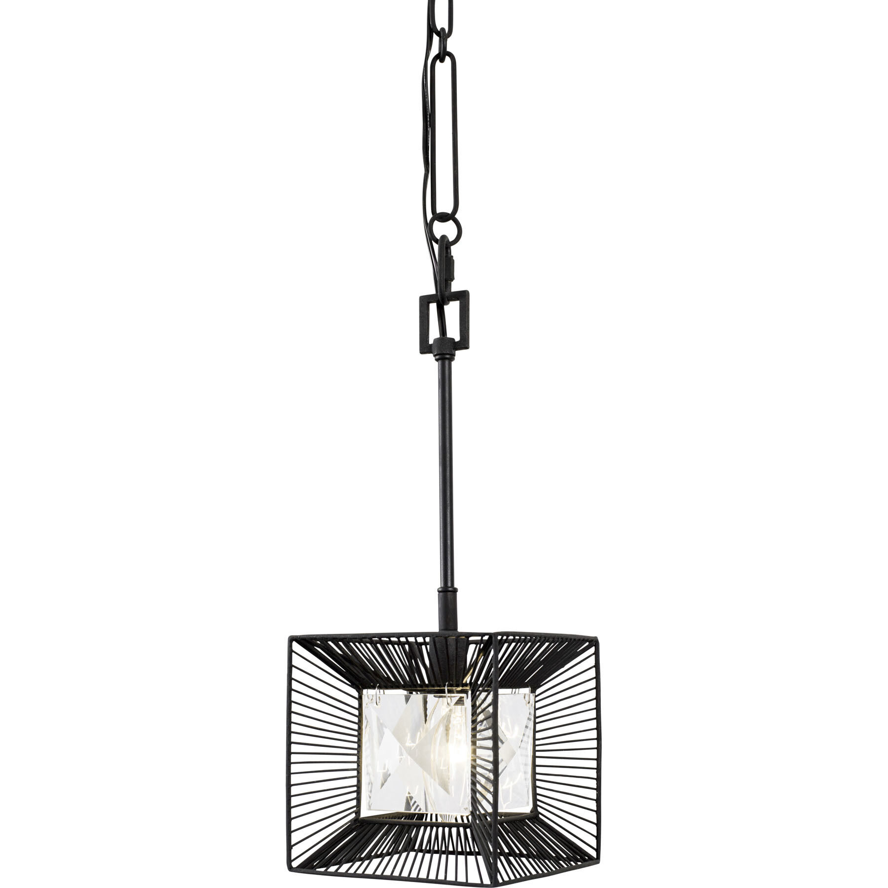 Arcade 1 Light 6 inch Carbon Mini Pendant Ceiling Light