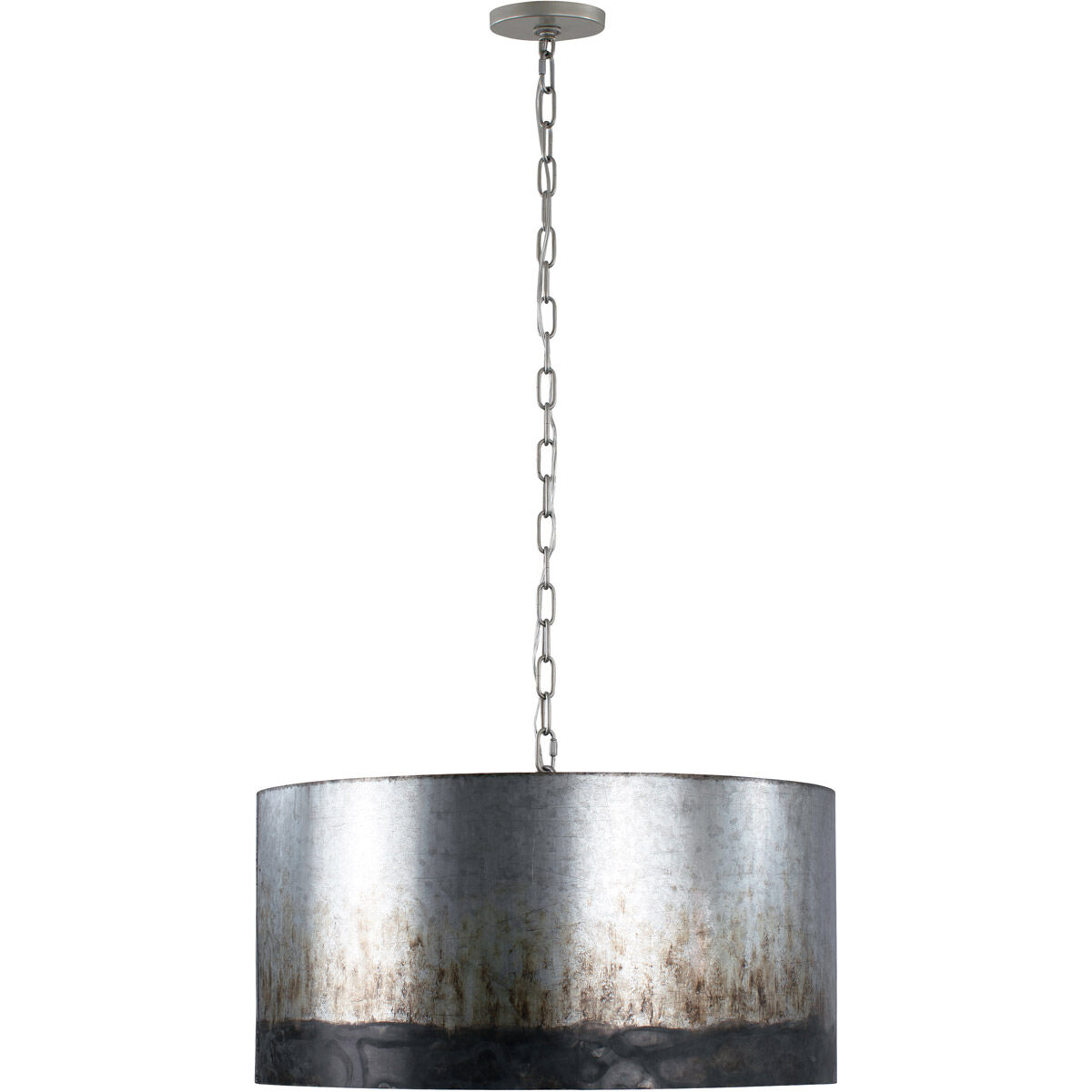 Cannery 4 Light 24 inch Ombre Galvanized Pendant Ceiling Light