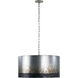 Cannery 4 Light 24 inch Ombre Galvanized Pendant Ceiling Light