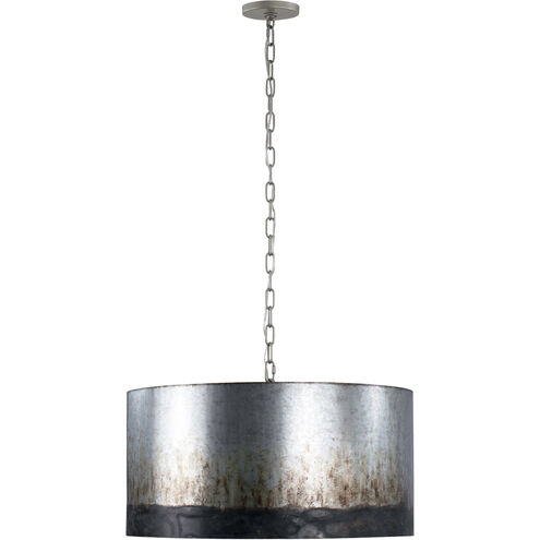 Cannery 4 Light 24 inch Ombre Galvanized Pendant Ceiling Light