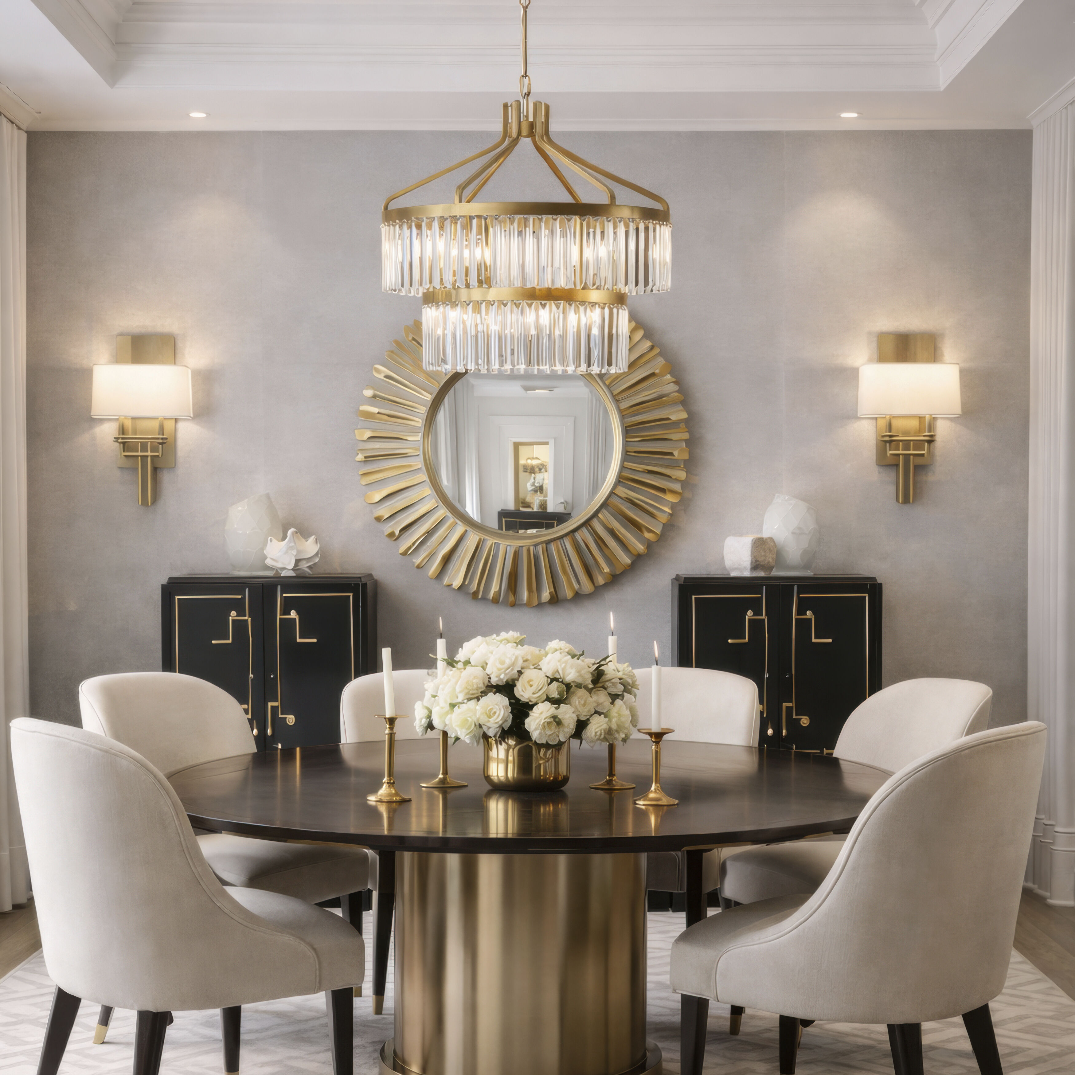 Social Club 9 Light 23.25 inch Havana Gold Pendant Ceiling Light