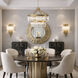 Social Club 9 Light 23.25 inch Havana Gold Pendant Ceiling Light
