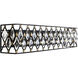 Windsor 4 Light 31 inch Carbon and Havana Gold Bath Vanity Light Wall Light