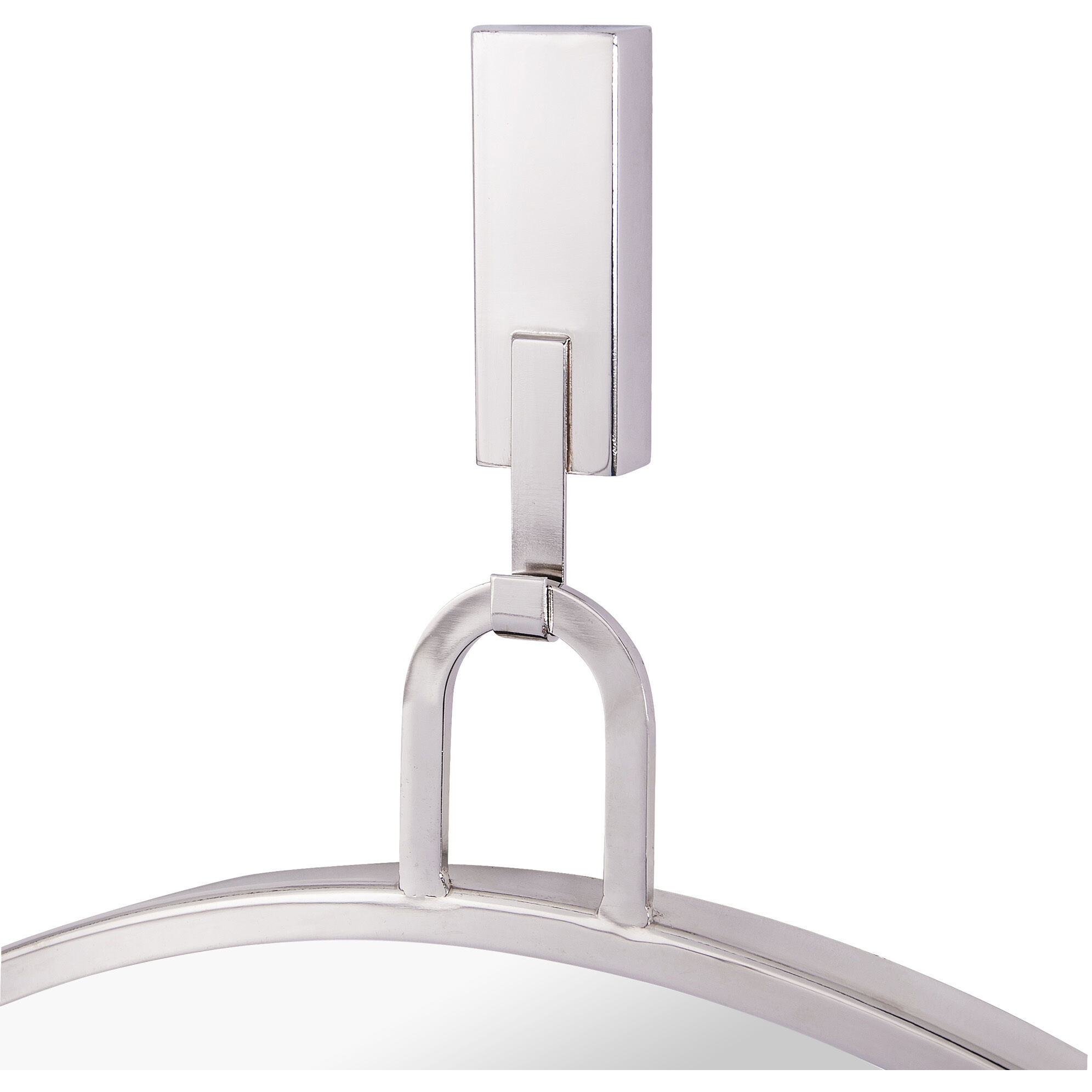 Stopwatch 33.25 X 30 inch Polished Nickel Accent Mirror, Varaluz Casa