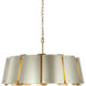 Peep Show 8 Light 32 inch Sunwashed Silver and Brushed Sienna Pendant Ceiling Light