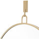 Stopwatch 32 X 30 inch Gold Wall Mirror, Varaluz Casa