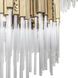 Matrix 14 Light 30 inch Havana Gold Chandelier Ceiling Light