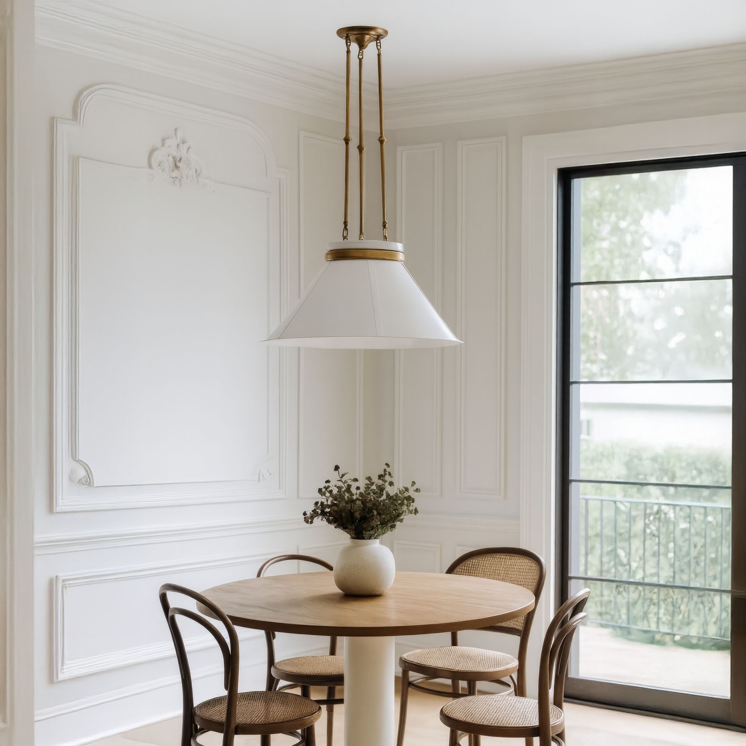 Mood Swings 1 Light 31.5 inch Heritage White and Heritage Bronze Pendant Ceiling Light