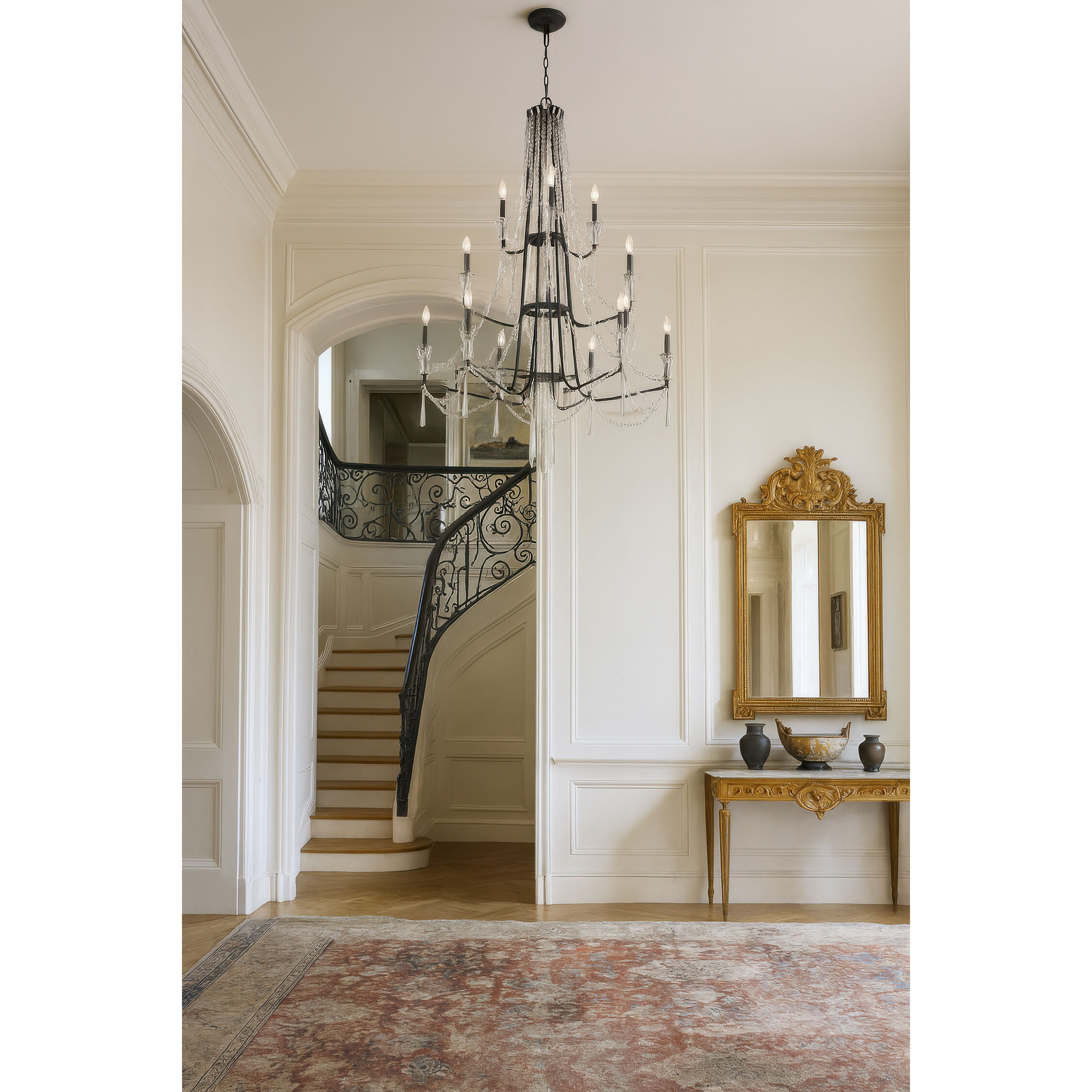 Barcelona 12 Light 44 inch Onyx Chandelier Ceiling Light