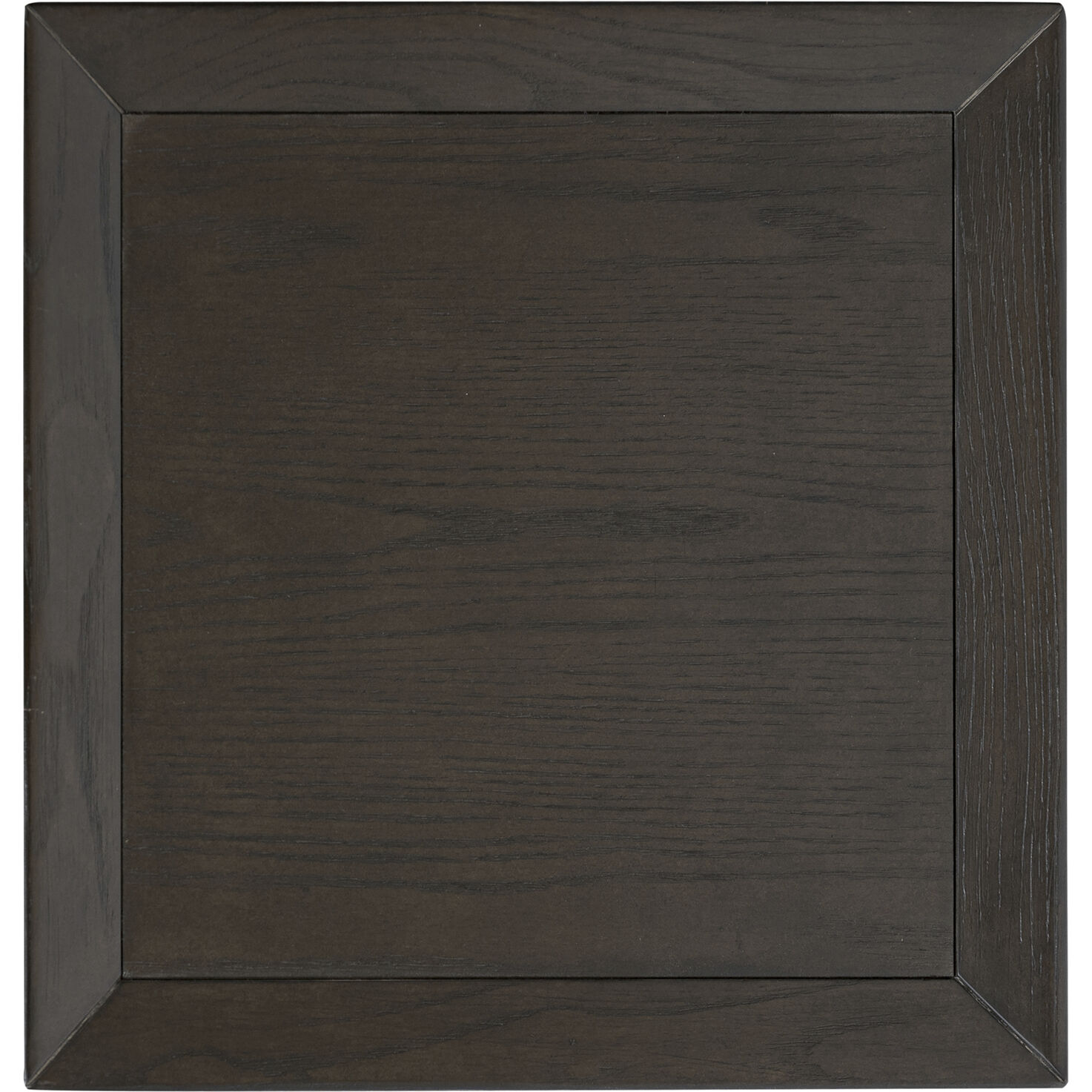 Continental Side Table in Dark Brown Oak with Geo