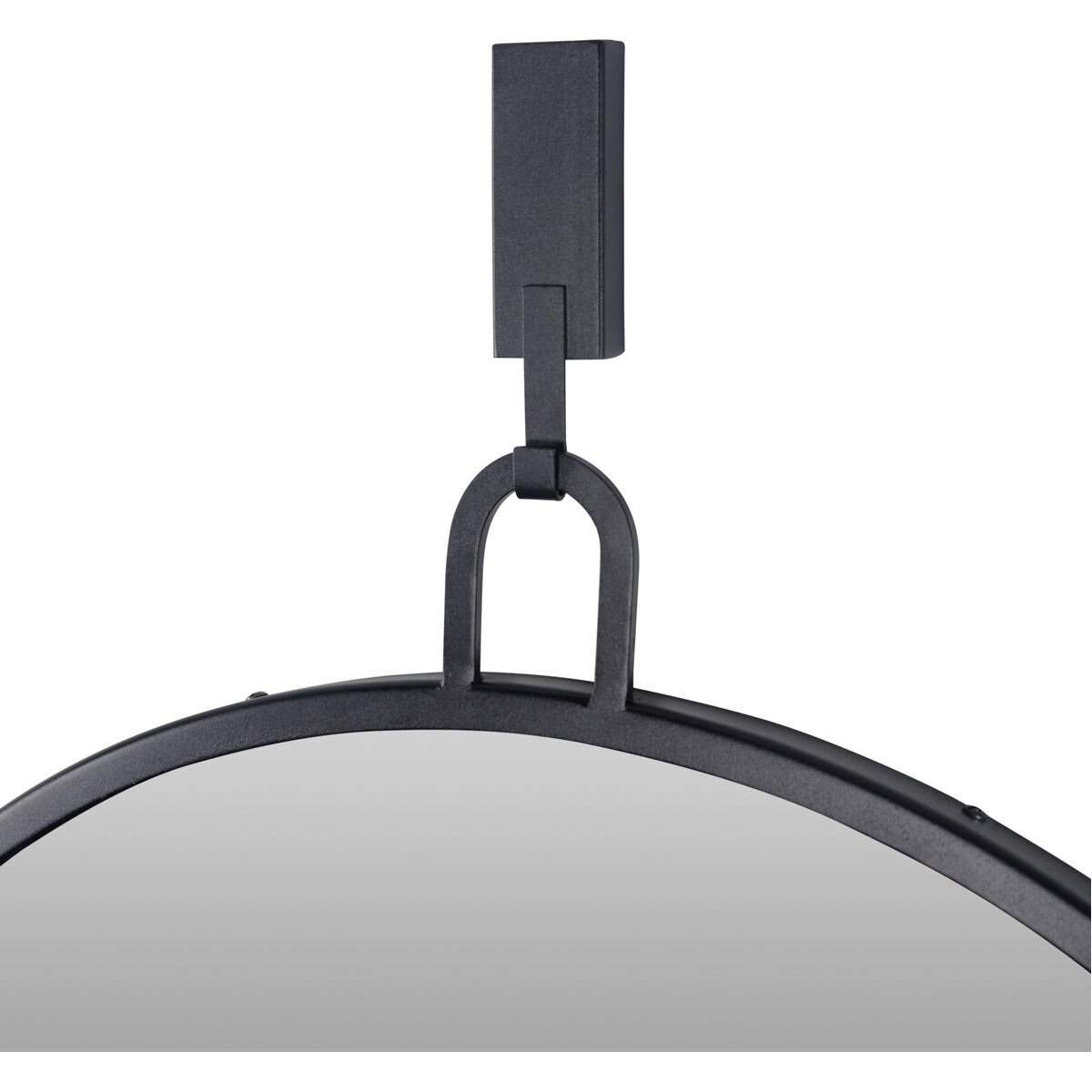 Stopwatch 32 X 30 inch Black Wall Mirror, Varaluz Casa