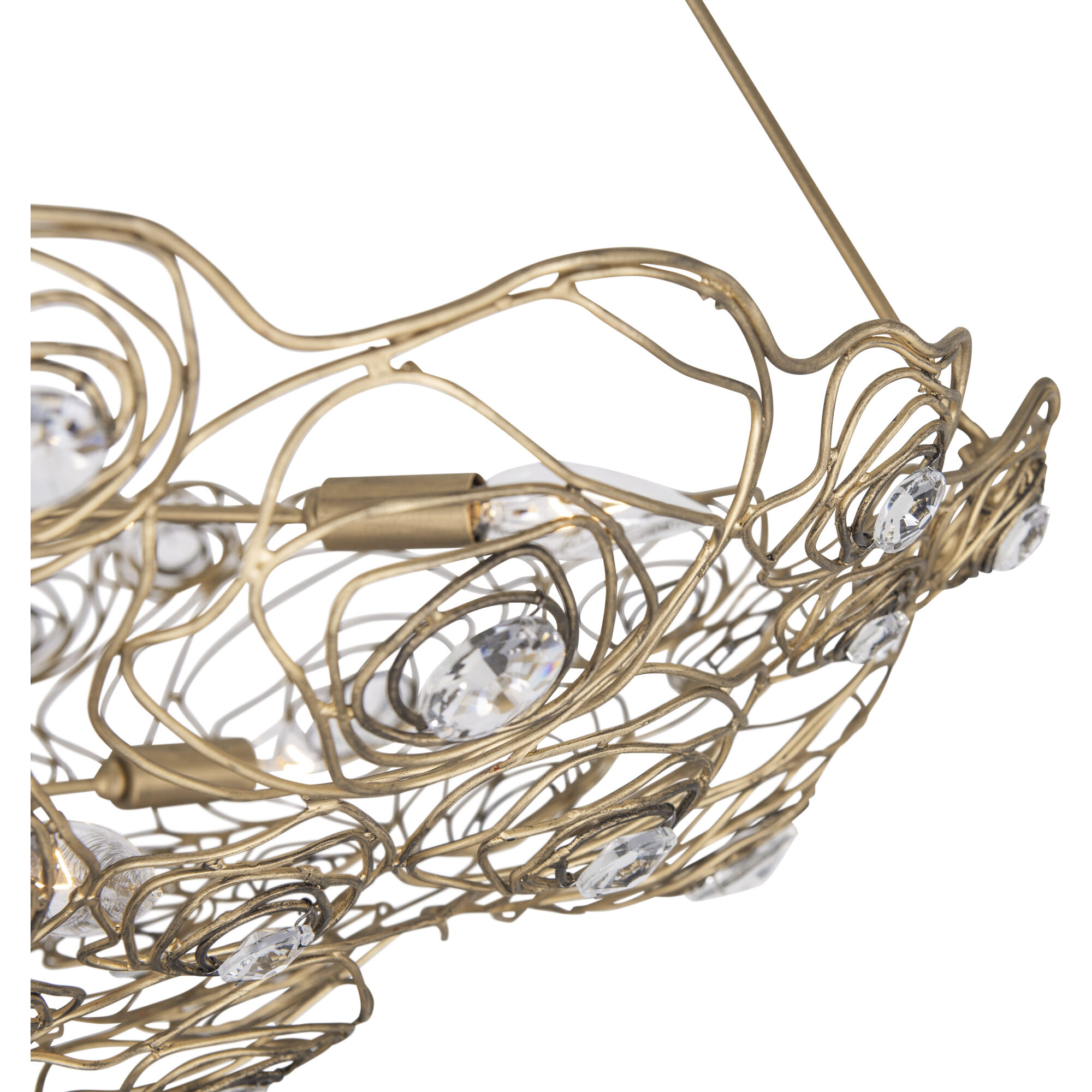 Ethereal Rose 8 Light 32.5 inch Havana Gold Ombre Pendant Ceiling Light