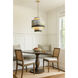 Cannery 4 Light 18 inch Ombre Galvanized Pendant Ceiling Light