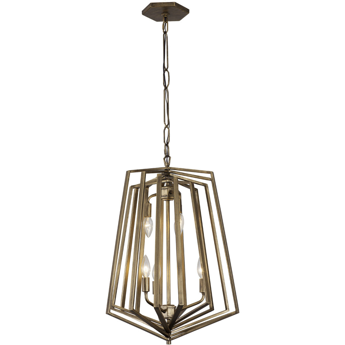 Gymnast 6 Light 20 inch Havana Gold Foyer Pendant Ceiling Light