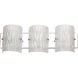 Brilliance 3 Light 23 inch Chrome Bath Vanity Wall Light