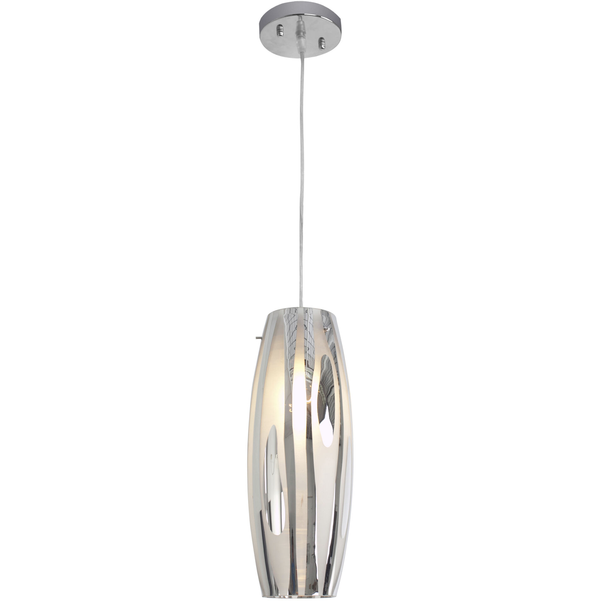 Chroman Empire 1 Light 5.5 inch Chrome Mini Pendant Ceiling Light